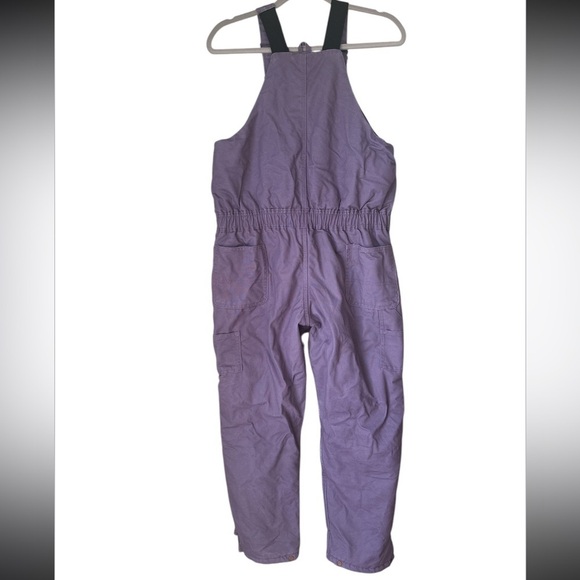 Blue Mountain Kids Canvas Bib Chore Overalls Quilted Insulated Durable Y14-16 - Picture 3 of 15